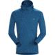 Arcteryx Rho Lt Hooded Zip Neck - Mens, Iliad, Small, 398409
