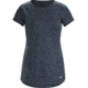 Arcteryx Taema Crew Shirt with Short Sleeve - Womens, Black Sapphire, Large, 371853