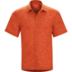 Transept Short Sleeve Shirt - Mens-Rojo-Large