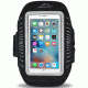 Armpocket Racer Plus Armband Case-Black/Silver-Medium