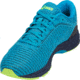 Asics DynaFlyte 2 Road Running Shoes - Men's, Island Blue/Safety Yellow/Indigo Bue, Medium, 12 US T7D0N.4107-12