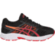 Asics GEL-Contend 4 GS Shoes - Kids, Black/Fiery Red/Shocking Orange, Medium, 4 US C707N.9023-4