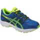 Asics GEL-Contend 4 GS Shoes - Kids, Directoire Blue/Green/Safety Yellow, Medium, 2 US C707N.4385-2