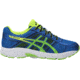 Asics GEL-Contend 4 GS Shoes - Kids, Directoire Blue/Green/Safety Yellow, Medium, 2 US C707N.4385-2