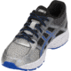 Asics GEL-Contend 4 GS Shoes - Kids, Silver/Victoria Blue/Carbon, Medium, 6 US C707N.9345-6