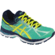 Asics Gel-Cumulus 17 Road Running Shoe - Womens-Aqua/Yellow/Navy-Medium-7 US