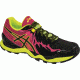 Gel-FujiEndurance Trail Running Shoe - Womens-Black/Onyx/Azalea-Medium-6