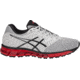 Asics GEL-Quantum 180 2 MX Road Running Shoes - Men's, Glacier Grey/Phantom/Fiery Red, Medium, 12 US T837N.9616-12