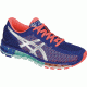 Asics Gel-Quantum 360 2 Road Running Shoe - Women's-Blue/White/Coral-Medium-7.5