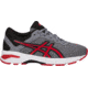 Asics GT-1000 6 GS Shoes - Kids , Stone Grey/Classic Red/Black, Medium, 4 US C740N.1123-4