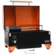 ASMOKE AS350 Portable Pellet Grill and Smoker, Orange, Small, GR04076USAS