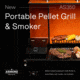 ASMOKE AS350 Portable Pellet Grill and Smoker, Orange, Small, GR04076USAS