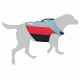 Astral BirdDog K-9,  Dog Life Jacket, Hound Gray, Extra Small DOGBDN-237-301