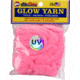 Atlas-Mike's UV Glow Yarn, 12ft, Hot Pink, 77005