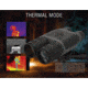 ATN Binox-THD 384-4.5-18x Thermal Binocular, Black / Grey, TIBNBX4384L