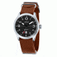 AVI-8 Flyboy Watch Automatic Japan 3 Hands with Date, Black/Tan AV-4021-01