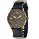 AVI-8 Flyboy Watch Automatic Japan 3 Hands with Date, Vintage Brass/Black, AV-4021-0K