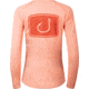 AVID Sportswear Trophy Fish Avidry Long Sleeve Shirt - Womens, Guava, Medium, WK32408GUAMD