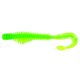 B-Fish-N AuthentX Moxie Curltail Swimbaits, 10, 4in, Chartreuse/Green Core, 4MR-102