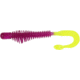 B-Fish-N AuthentX Moxie Curltail Swimbaits, 10, 4in, Purple/Chartreuse Tail, 4MR-105