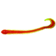 B-Fish-N AuthentX Ringworm Worm, 10, 4in, Chartreuse/Orange Core, RW-101