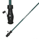 B'n'M Fish Pole Combo, 3 Piece, Fiberglass Telescopic Pole, Line-thru blank, 30ft 6lb-Test, Rear Mounted Reel, 12ft, FPC123