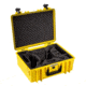 B&amp;W International Type 6000 Yellow Outdoor Case With Custom DJi3 Phantom Custom Insert, Yellow, Medium 6000/Y/DJI3