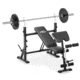 Flybird Fitness Flybird Adjustable Weight Bench W/Leg Extension&amp;Comma; Curl Pad &amp; Barbell Rack&amp;Comma; Olympic Barbell &amp; Cast Iron Weight Plates Set 76CC0F7E, 8264686502146