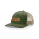Bakcou Leather Patch Hat, Army Olive, 9507762918419