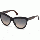 Balenciaga BA0090 Sunglasses - Shiny Black Frame Color, Gradient Smoke Lens Color