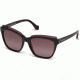 Balenciaga BA0093 Sunglasses - Dark Havana Frame Color, Gradient Bordeaux Lens Color