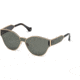 Balenciaga BA0096 Sunglasses - Shiny Rose Gold Frame Color, Green Lens Color