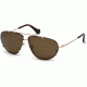 Balenciaga BA0097 Sunglasses - Gold Frame Color, Roviex Lens Color
