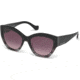 Balenciaga BA0103 Sunglasses - Black Frame Color, Gradient Bordeaux Lens Color