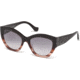 Balenciaga BA0103 Sunglasses - Dark Brown Frame Color, Gradient Smoke Lens Color
