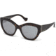 Balenciaga BA0103 Sunglasses - Dark Havana Frame Color, Smoke Mirror Lens Color