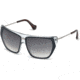 Balenciaga BA0105 Sunglasses - Blue Frame Color, Gradient Smoke Lens Color