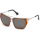 Balenciaga BA0105 Sunglasses - Havana Frame Color, Green Lens Color