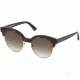 Balenciaga BA0128 Sunglasses - Havana Frame Color, Gradient Smoke Lens Color