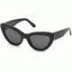 Balenciaga BA0129 Sunglasses - Black Frame Color, Smoke Lens Color