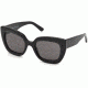 Balenciaga BA0130 Sunglasses - Black Frame Color, Smoke Lens Color