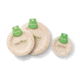 Bambu All Occasion Veneerware Bamboo Compostable Plates. 7in Round. Package of 8, Natural, 7in, 060100