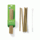 Bambu Bamboo Straws Set of 6, Natural, Natural, 8 1/2in, 056570