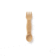 Bambu Kid's Bamboo Spork 18M, Natural, 5 1/4in, 055800