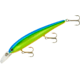 Bandit Walleye Shallow Bait, 4 3/4in, 5/8oz, Chartreuse Blue Back, BDTWBS136