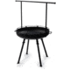 Barebones Cowboy Fire Pit Grill - 30in w/ Adjustable Legs, CKW-450