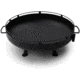 Barebones Cowboy Fire Pit Grill - 30in w/ Adjustable Legs, CKW-450