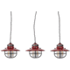 Barebones Edison String Light, Red, LIV-267