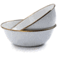 Barebones Enamel Bowl Set - Set of 2, Eggshell, CKW-390