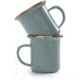 Barebones Enamel Espresso Cup Set, Mint, CKW-429